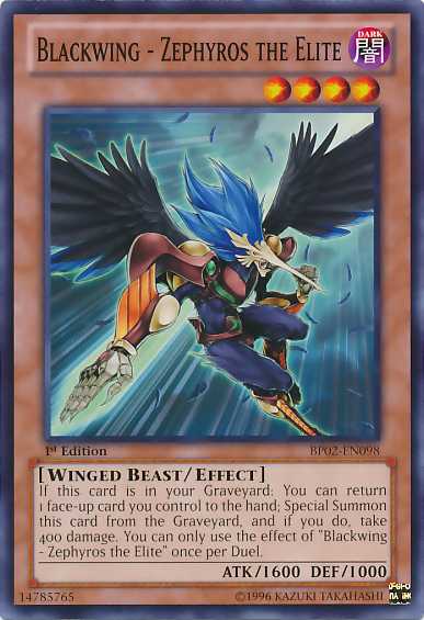 Blackwing - Zephyros the Elite [BP02-EN098] Common | Cracking-Singles