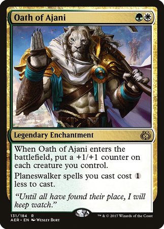 Oath of Ajani [Aether Revolt] | Cracking-Singles