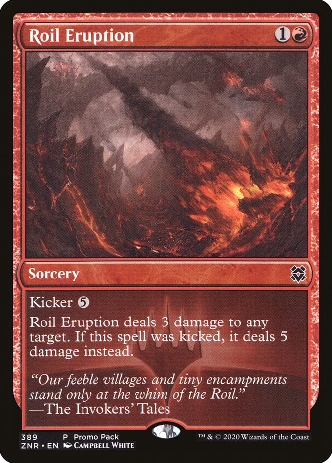 Roil Eruption (Promo Pack) [Zendikar Rising Promos] | Cracking-Singles