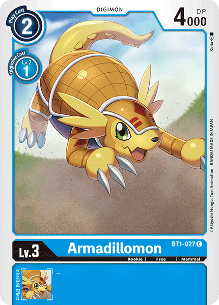 Armadillomon [BT1-027] [Release Special Booster Ver.1.0] | Cracking-Singles