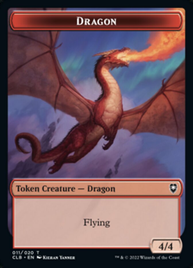 Dragon Token [Commander Legends: Battle for Baldur's Gate Tokens] | Cracking-Singles