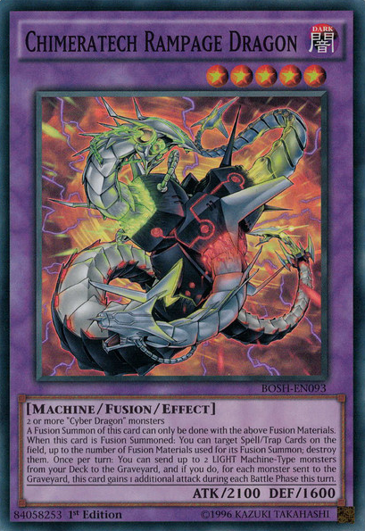 Chimeratech Rampage Dragon [BOSH-EN093] Super Rare | Cracking-Singles