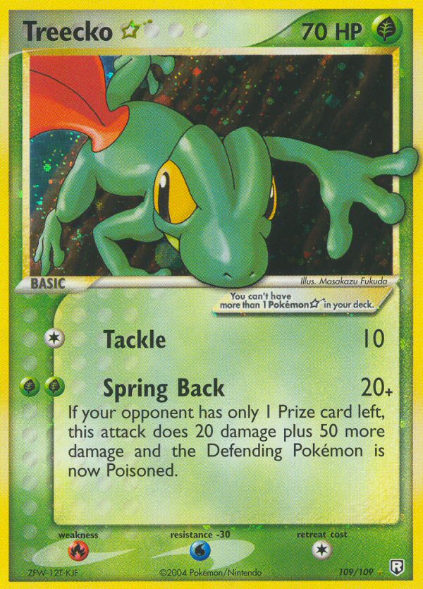 Treecko Star (109/109) [EX: Team Rocket Returns] | Cracking-Singles