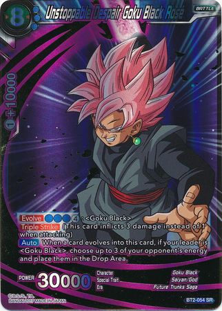 Unstoppable Despair Goku Black Rose [BT2-054] | Cracking-Singles