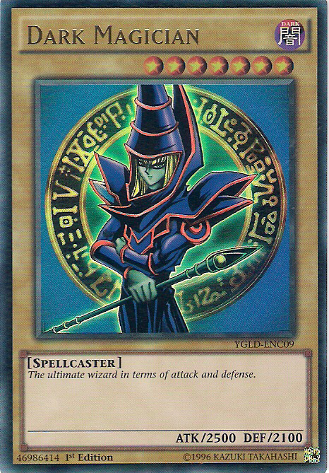 Dark Magician [YGLD-ENC09] Ultra Rare | Cracking-Singles