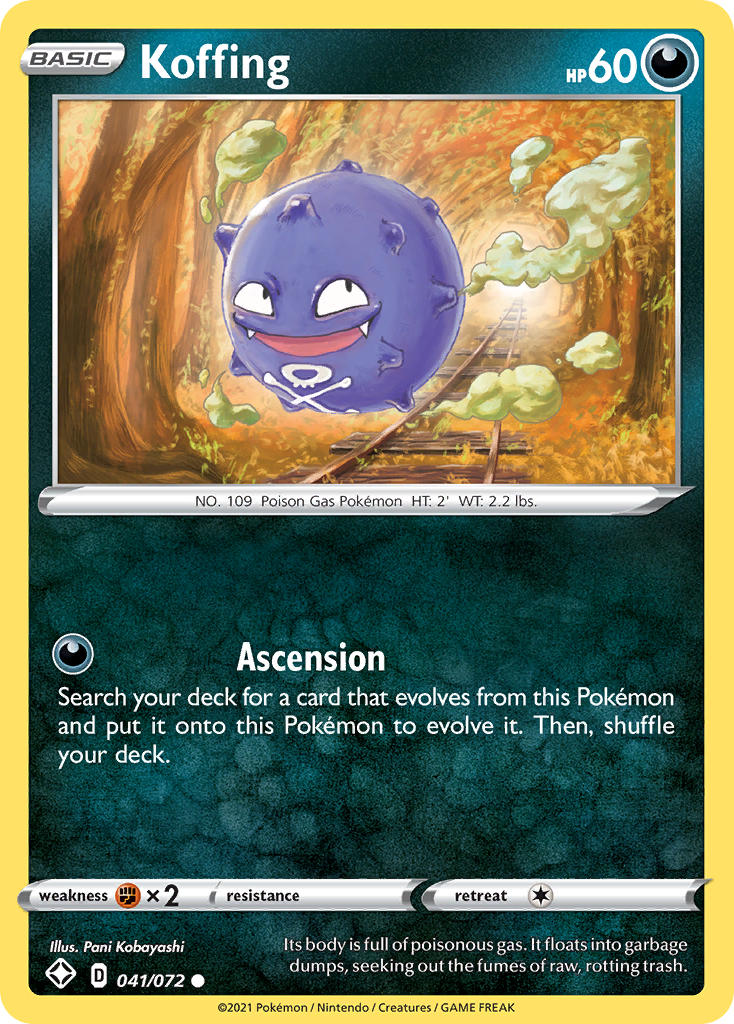 Koffing (041/072) [Sword & Shield: Shining Fates] | Cracking-Singles