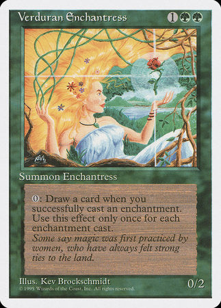 Verduran Enchantress [Fourth Edition] | Cracking-Singles