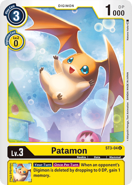 Patamon [ST3-04] [Starter Deck: Heaven's Yellow] | Cracking-Singles