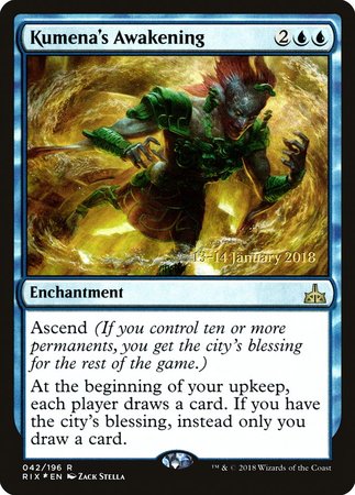 Kumena's Awakening [Rivals of Ixalan Promos] | Cracking-Singles