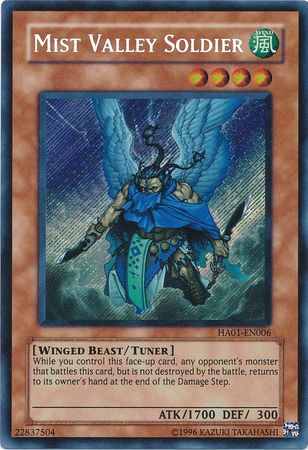 Mist Valley Soldier [HA01-EN006] Secret Rare | Cracking-Singles