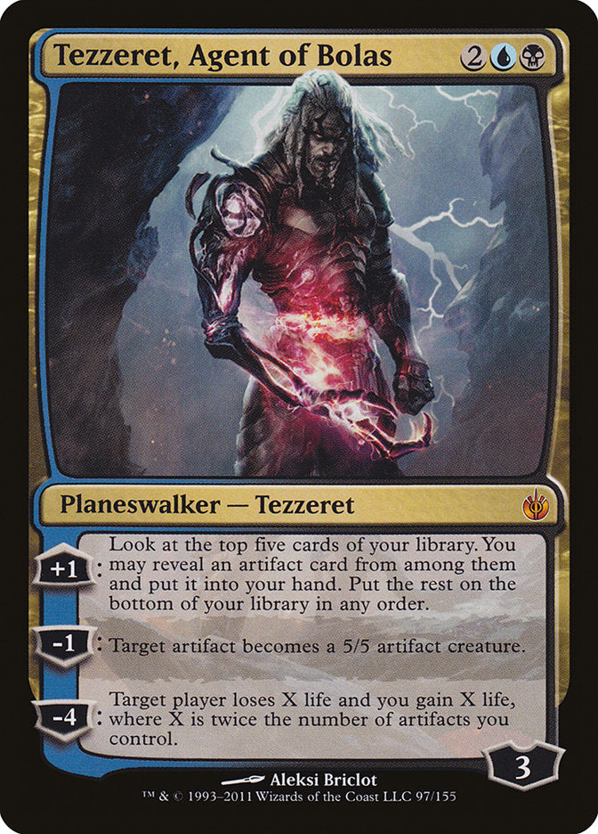 Tezzeret, Agent of Bolas [Mirrodin Besieged] | Cracking-Singles