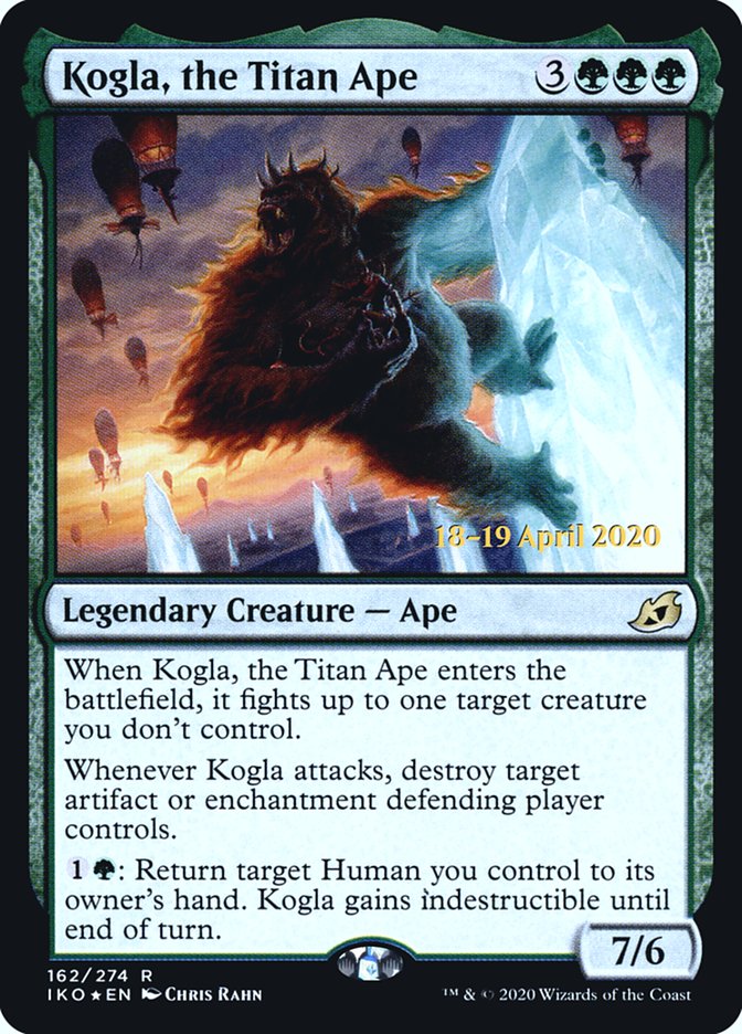 Kogla, the Titan Ape  [Ikoria: Lair of Behemoths Prerelease Promos] | Cracking-Singles