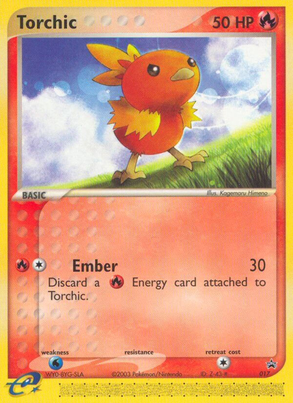 Torchic (017) [Nintendo: Black Star Promos] | Cracking-Singles