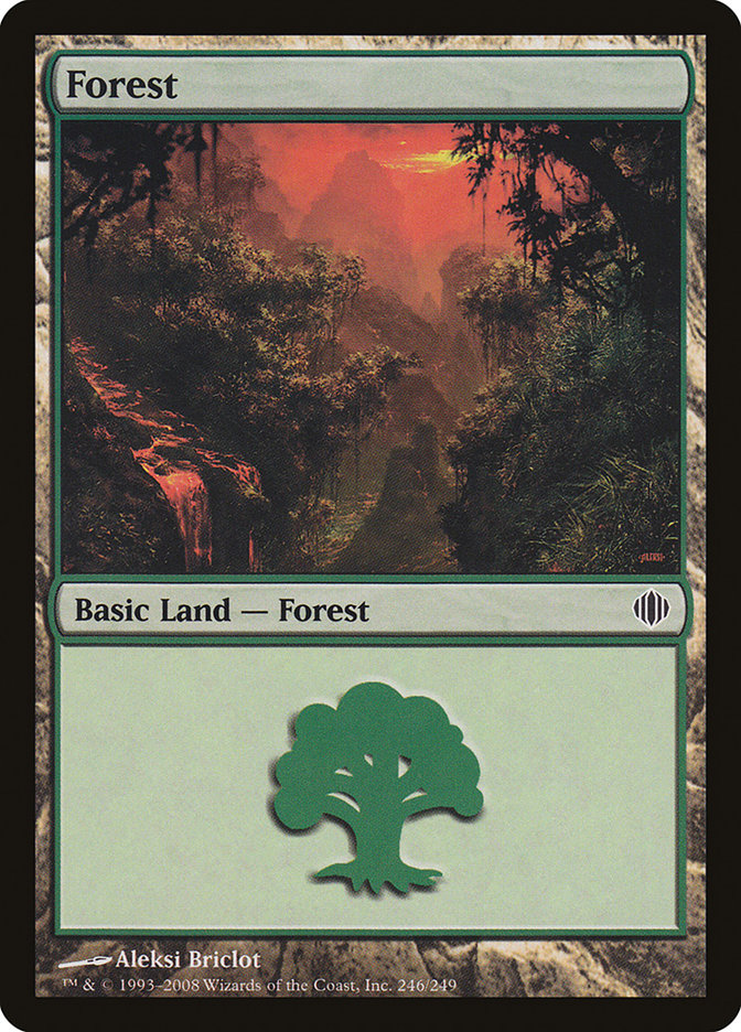 Forest (246) [Shards of Alara] | Cracking-Singles