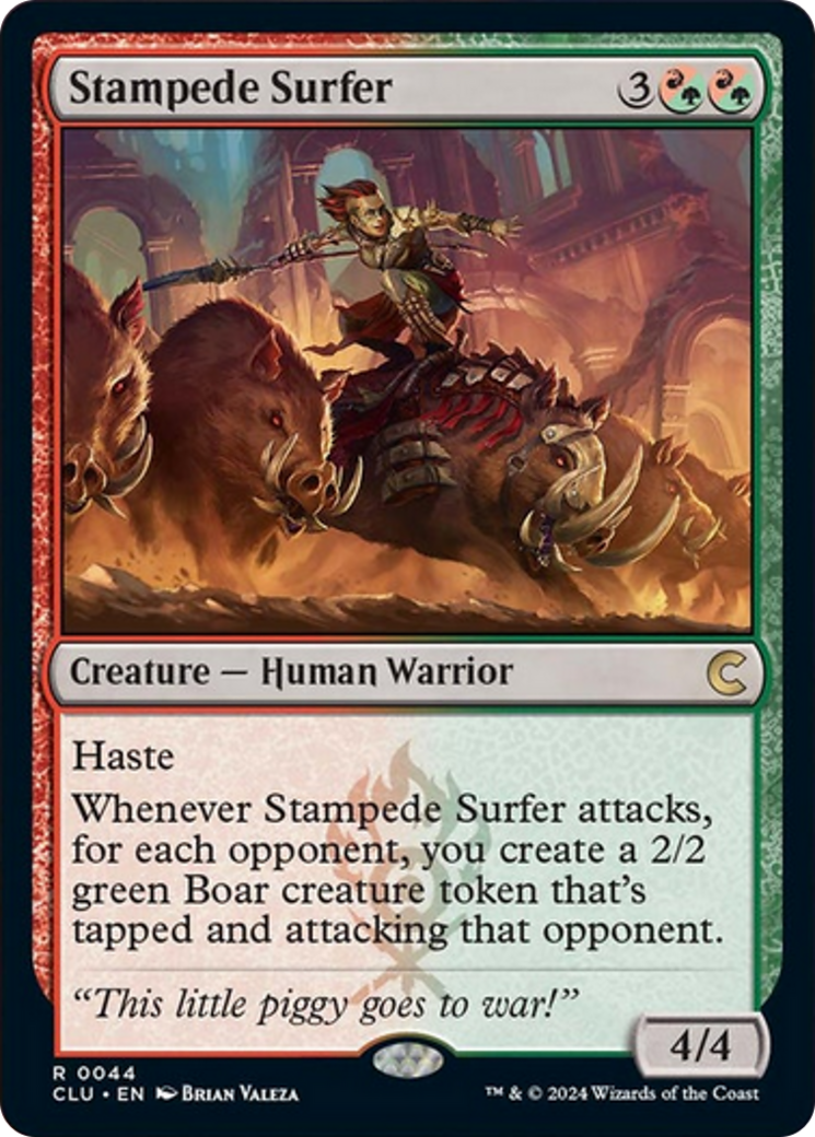 Stampede Surfer [Ravnica: Clue Edition] | Cracking-Singles