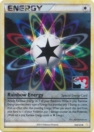 Rainbow Energy (104/123) (League Promo) [HeartGold & SoulSilver: Base Set] | Cracking-Singles