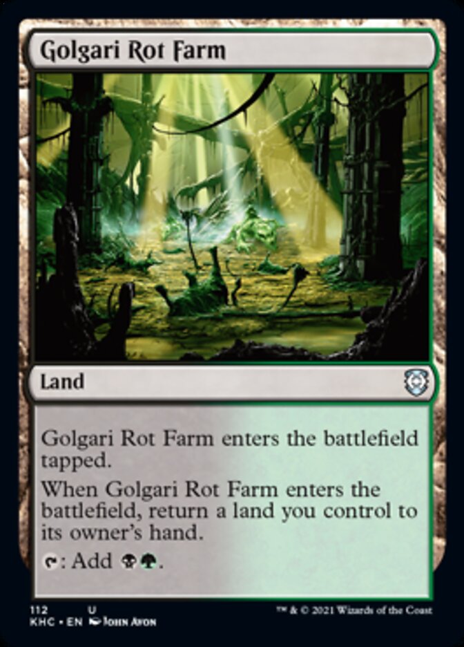 Golgari Rot Farm [Kaldheim Commander] | Cracking-Singles