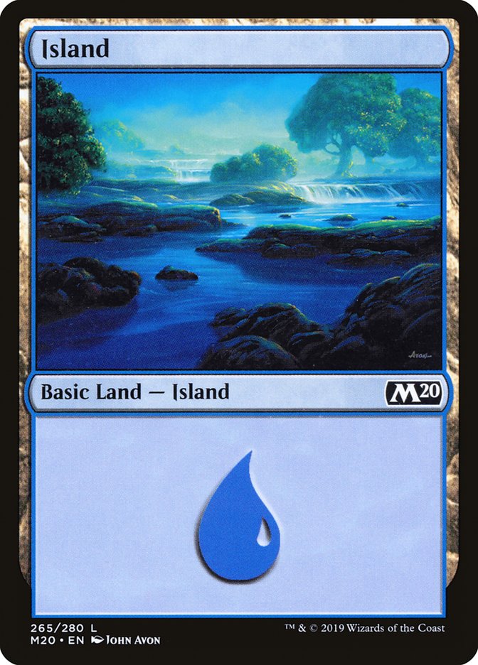 Island (#265) [Core Set 2020] | Cracking-Singles