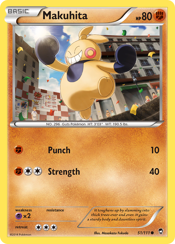 Makuhita (51/111) [XY: Furious Fists] | Cracking-Singles