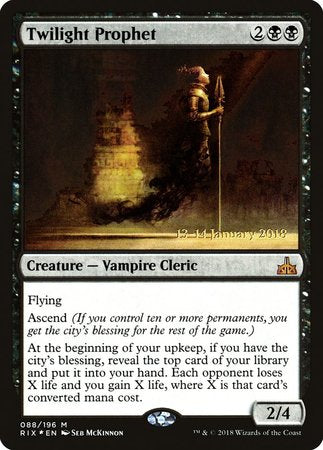 Twilight Prophet [Rivals of Ixalan Promos] | Cracking-Singles