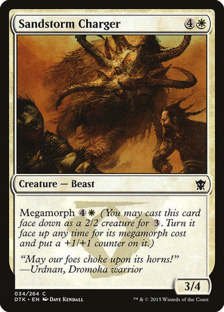 Sandstorm Charger [Dragons of Tarkir] | Cracking-Singles