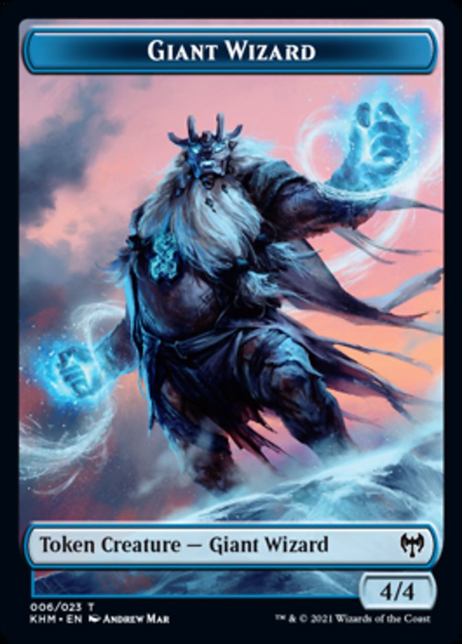 Giant Wizard Token [Kaldheim] | Cracking-Singles