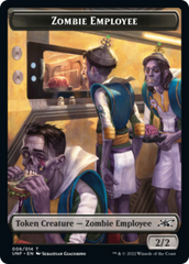 Zombie Employee // Food (010) Double-sided Token [Unfinity Tokens] | Cracking-Singles