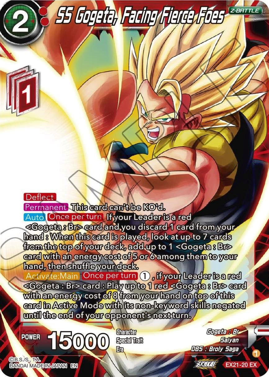 SS Gogeta, Facing Fierce Foes (EX21-20) [5th Anniversary Set] | Cracking-Singles