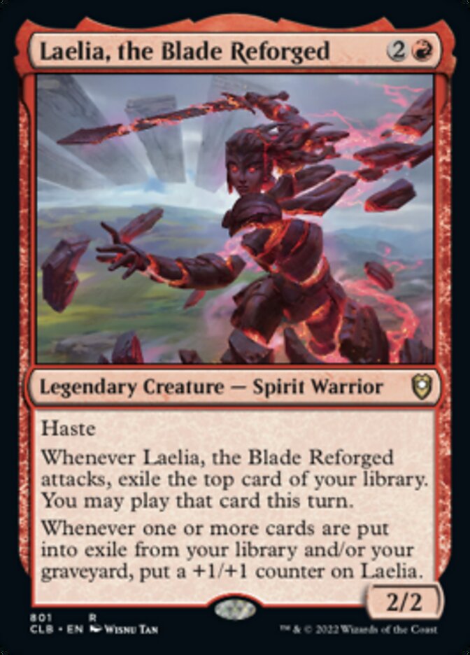 Laelia, the Blade Reforged [Commander Legends: Battle for Baldur's Gate] | Cracking-Singles