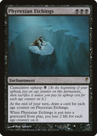 Phyrexian Etchings [Coldsnap] | Cracking-Singles