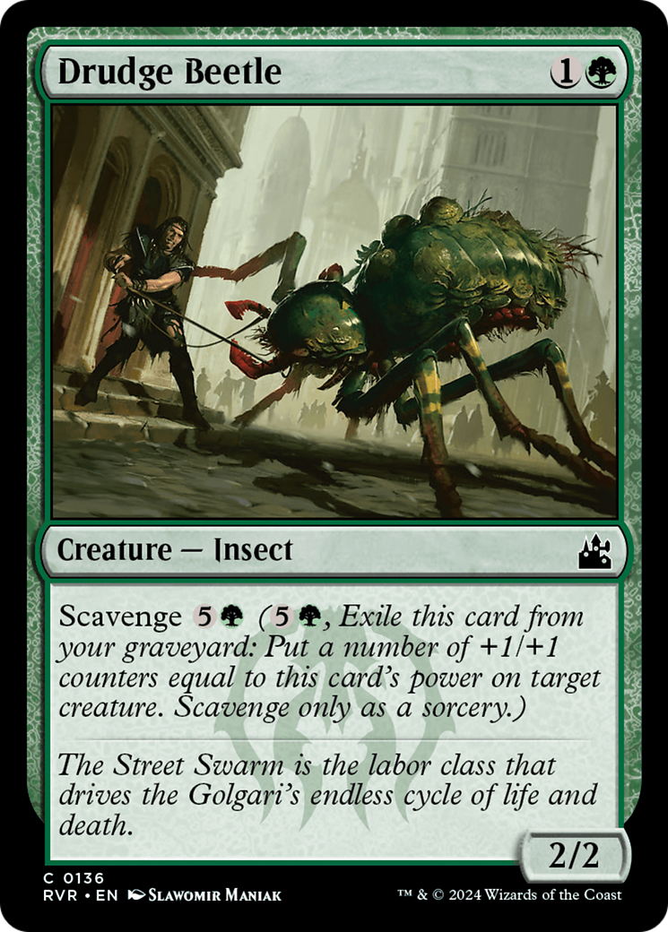 Drudge Beetle [Ravnica Remastered] | Cracking-Singles