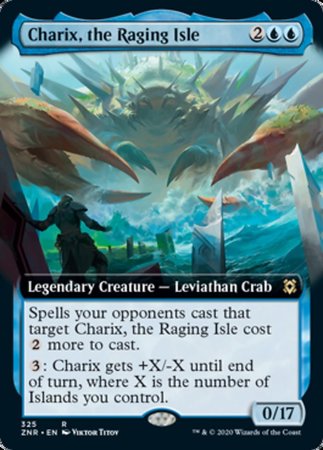 Charix, the Raging Isle (Extended Art) [Zendikar Rising] | Cracking-Singles