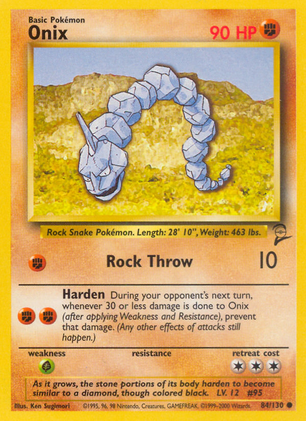 Onix (84/130) [Base Set 2] | Cracking-Singles