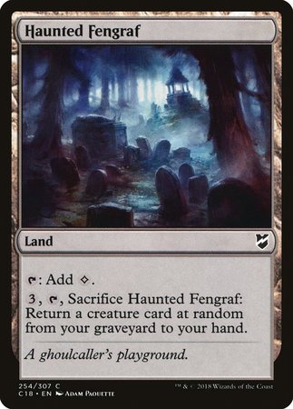 Haunted Fengraf [Commander 2018] | Cracking-Singles