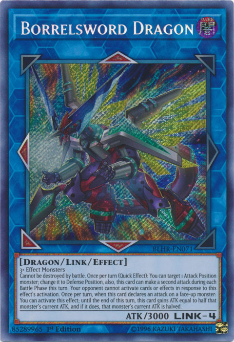 Borrelsword Dragon [BLHR-EN071] Secret Rare | Cracking-Singles