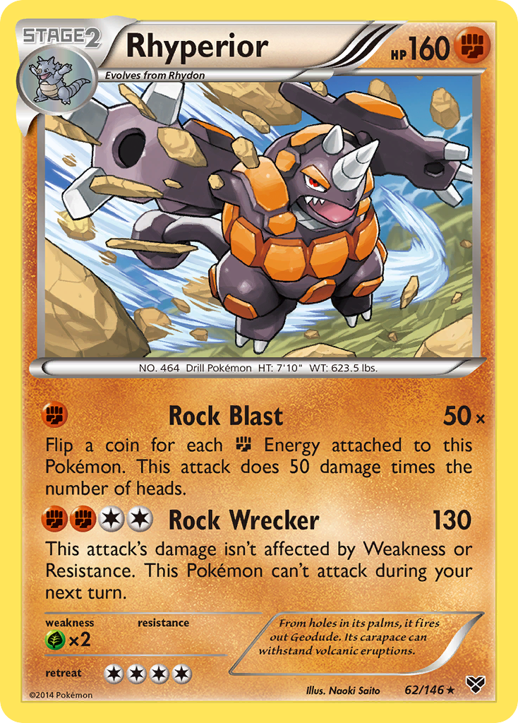 Rhyperior (62/146) [XY: Base Set] | Cracking-Singles