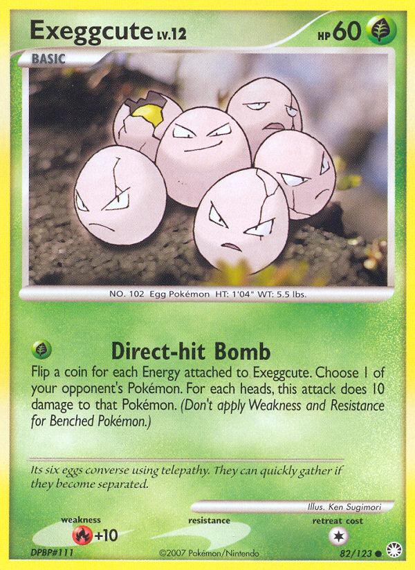 Exeggcute (82/123) [Diamond & Pearl: Mysterious Treasures] | Cracking-Singles