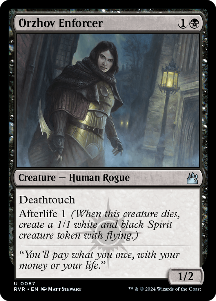 Orzhov Enforcer [Ravnica Remastered] | Cracking-Singles