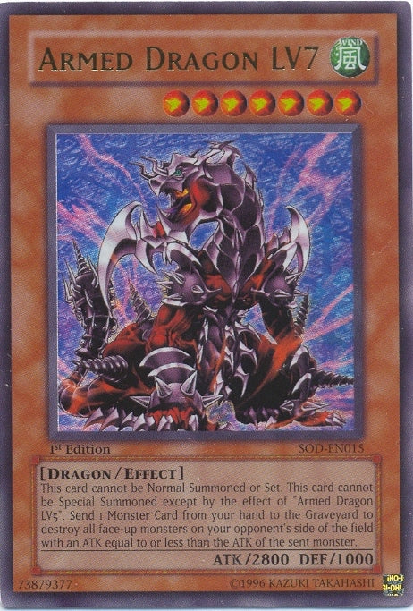 Armed Dragon LV7 [SOD-EN015] Ultra Rare | Cracking-Singles