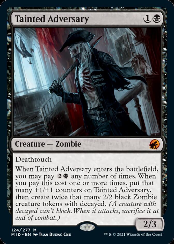 Tainted Adversary [Innistrad: Midnight Hunt] | Cracking-Singles