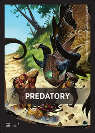 Predatory Theme Card [Jumpstart Front Cards] | Cracking-Singles