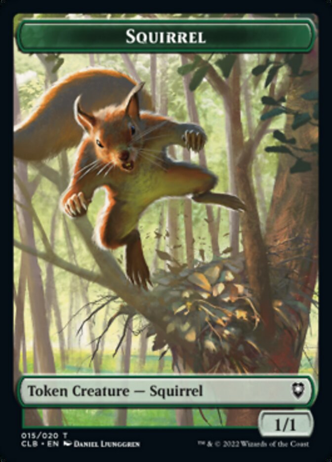 Squirrel Token [Commander Legends: Battle for Baldur's Gate Tokens] | Cracking-Singles