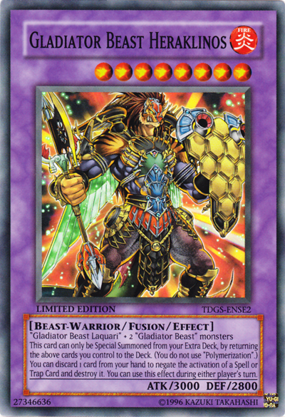 Gladiator Beast Heraklinos [TDGS-ENSE2] Super Rare | Cracking-Singles