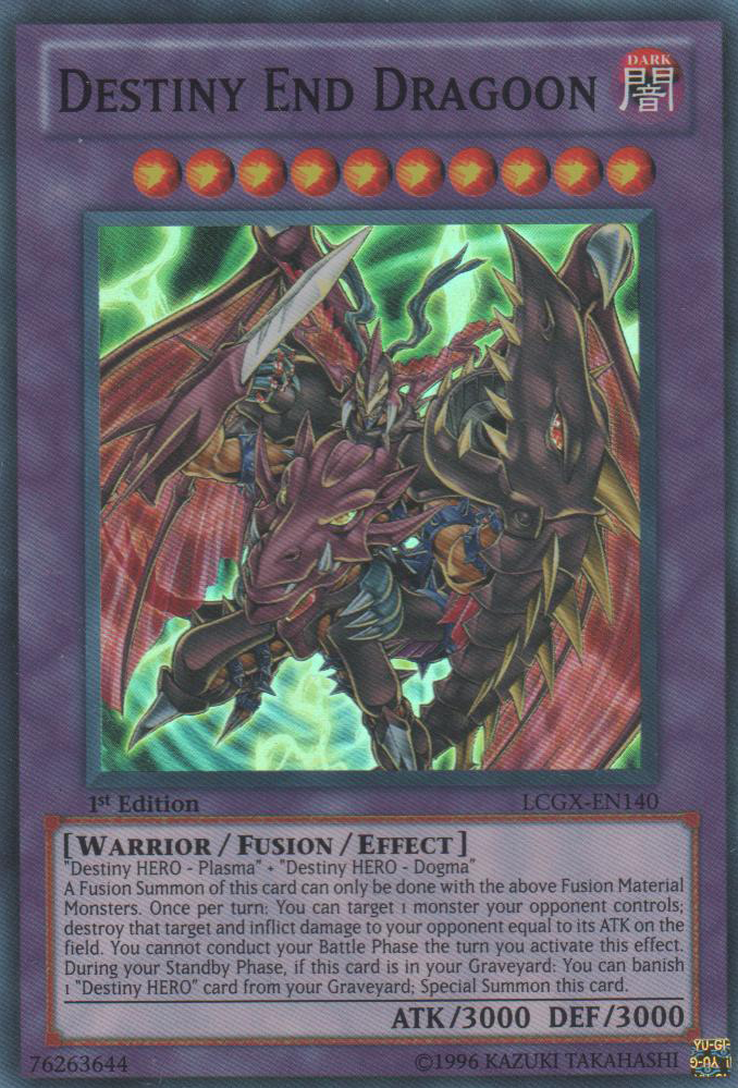 Destiny End Dragoon [LCGX-EN140] Super Rare | Cracking-Singles