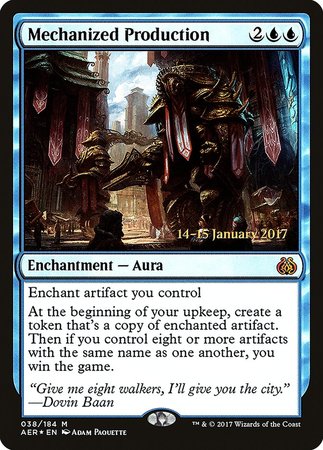 Mechanized Production [Aether Revolt Prerelease Promos] | Cracking-Singles