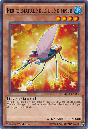 Performapal Skeeter Skimmer [MP15-EN061] Common | Cracking-Singles