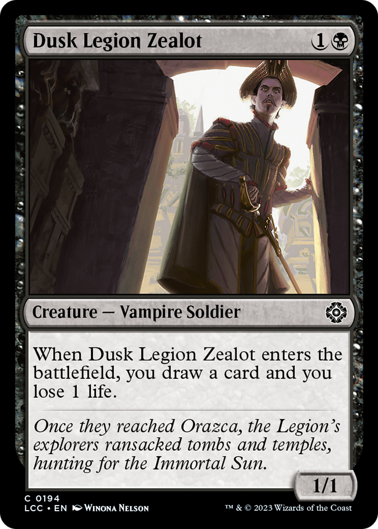 Dusk Legion Zealot [The Lost Caverns of Ixalan Commander] | Cracking-Singles