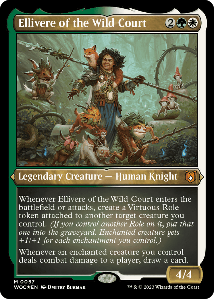 Ellivere of the Wild Court (Display Commander) [Wilds of Eldraine Commander] | Cracking-Singles