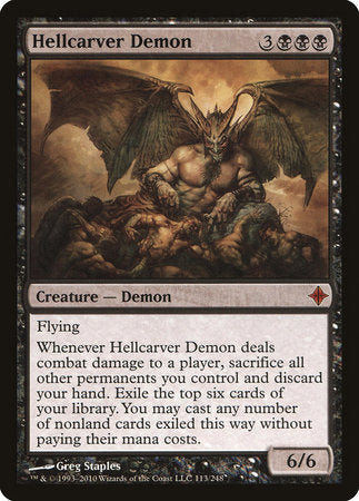 Hellcarver Demon [Rise of the Eldrazi] | Cracking-Singles