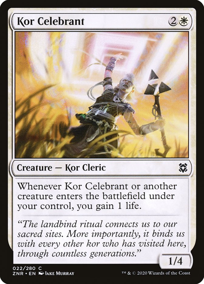 Kor Celebrant [Zendikar Rising] | Cracking-Singles